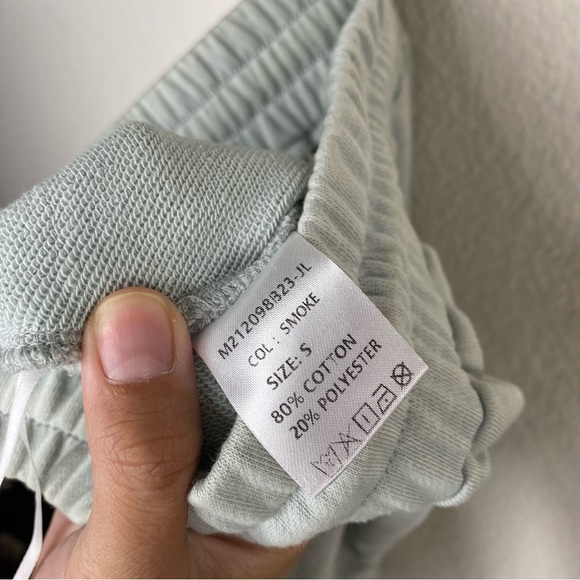 Light blue Aloura Lounge sweat shorts - Picture 8 of 10